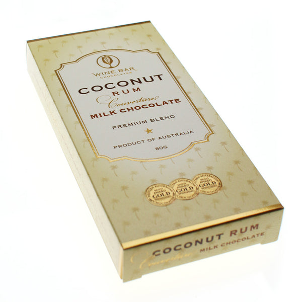 Coconut Rum Milk Chocolate WineBar Chocolates