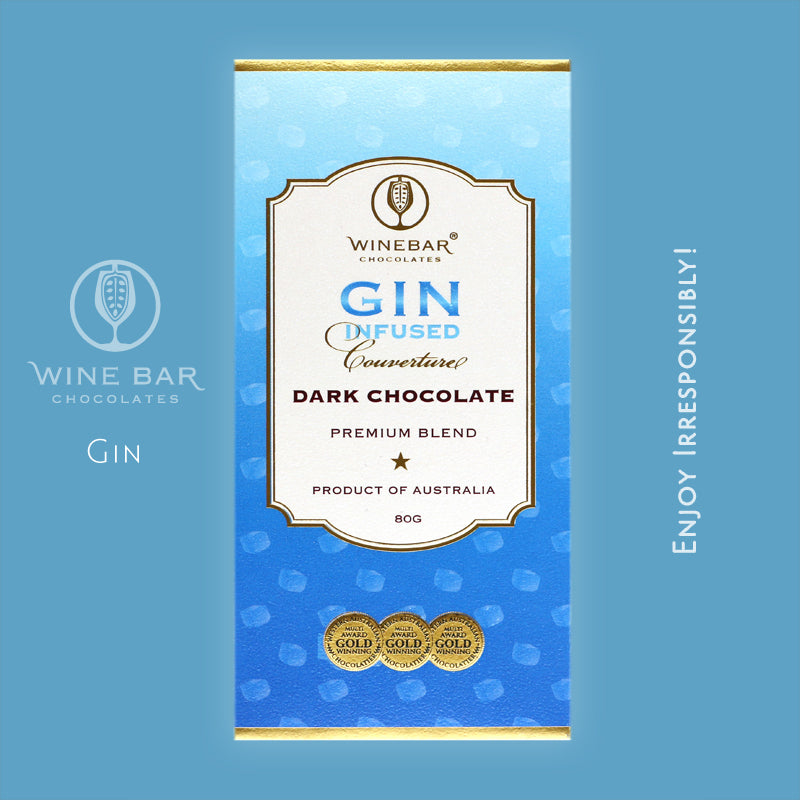 Gin Infused Dark Chocolate