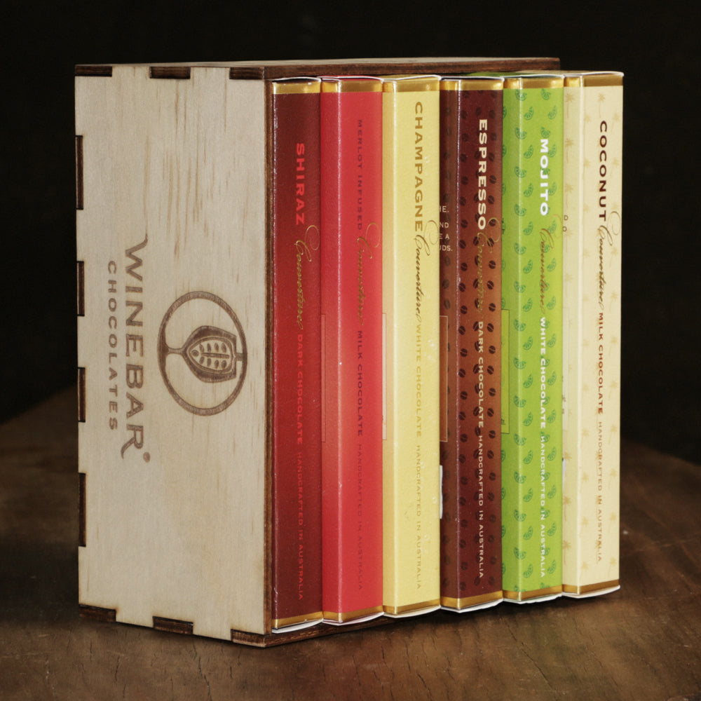 Winebar Chocolates Six Gift Box